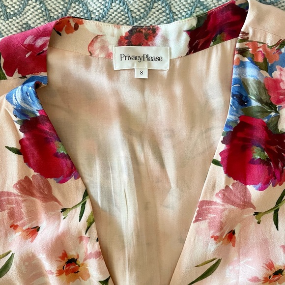 REVOLVE - Privacy Please - Finlay Mini Dress in Nude Amy Floral - Small - Picture 3 of 5